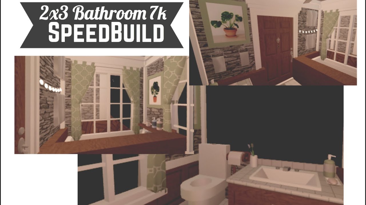 2x3 Bathroom Bloxburg Speedbuild Youtube