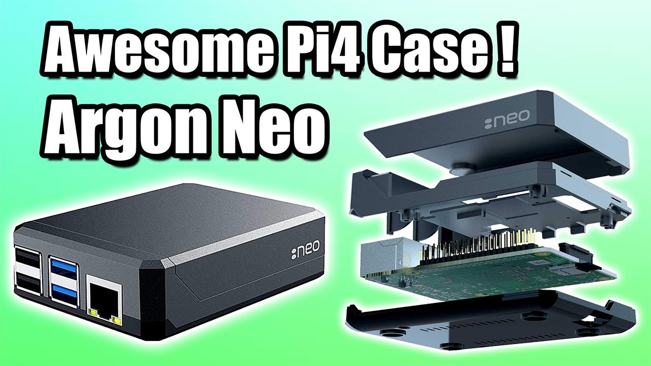 Argon NEO Raspberry Pi 4 Case –