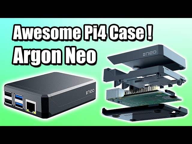 argon neo aluminum case for raspberry