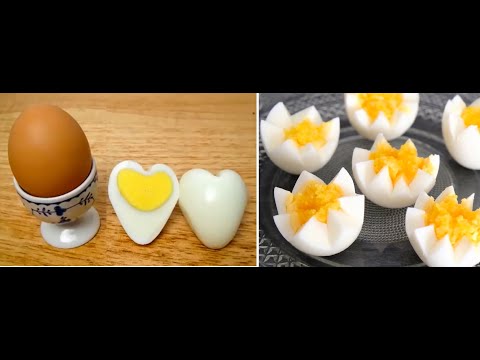 طريقة تشكيل البيض على أشكال رائعة لتزيين أطباق السلطة جربيها وأبهري ضيوفك