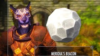 Inigos Hand Touches The Meridias Beacon Skyrim Anniversary Edition