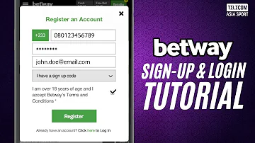 BETWAY TUTORIAL: HOW TO SIGN UP FOR A BETWAY ACCOUNT
