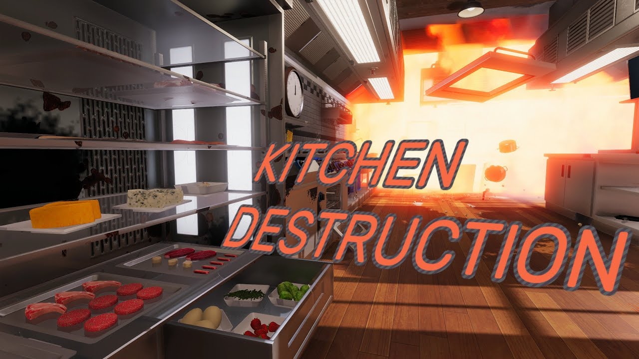 KITCHEN DESTRRUCTION (EGGS EGGS EGGS EGGS EGGS) - Cooking Simulator