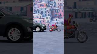Car and motorcycle #animation #funnyanimation #comedy #lucu #memes #shorts