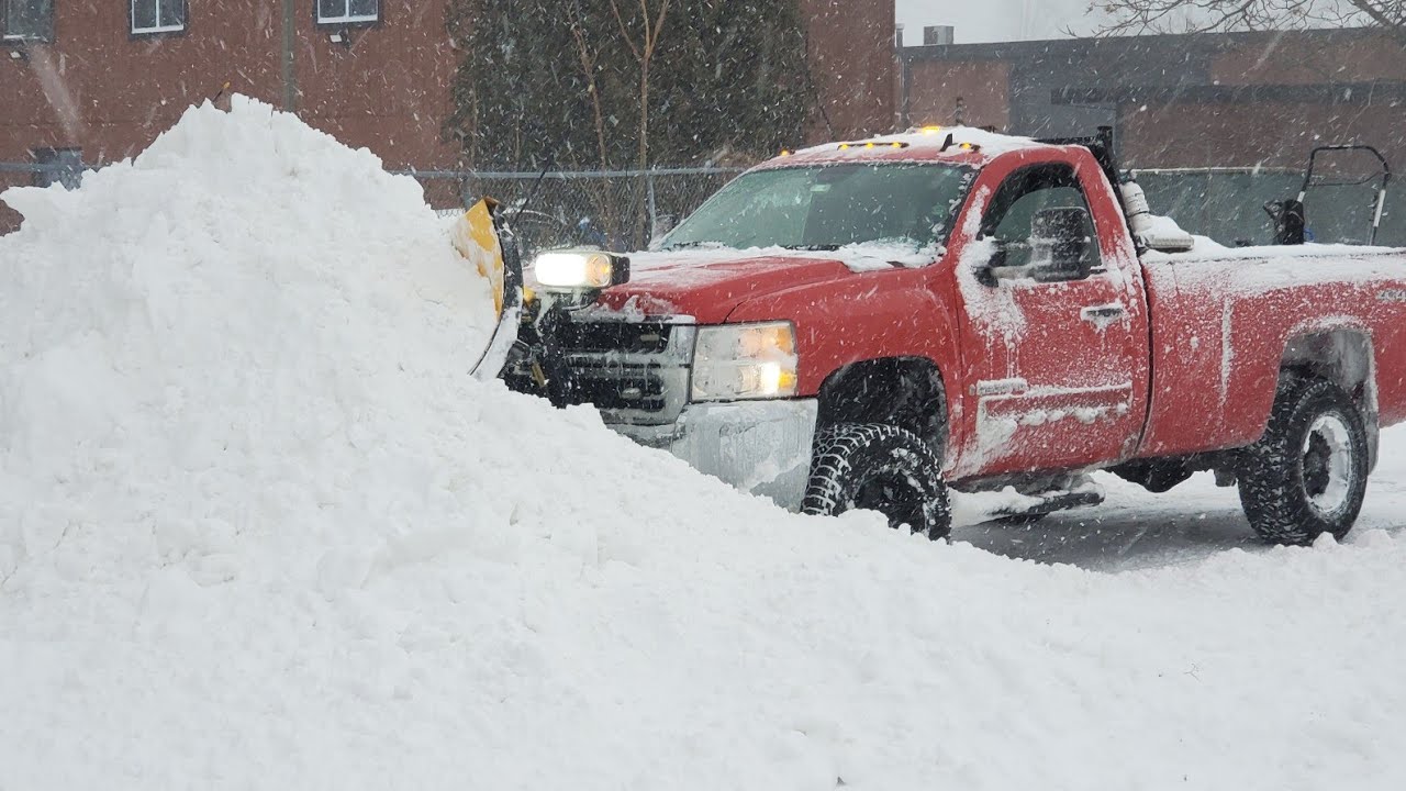 Plowing Massive Blizzard