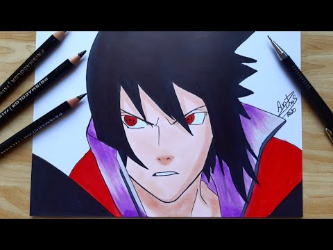 Como desenhar o NARUTO & SASUKE passo a passo, fácil e rápido #desenho  #comodesenhar #naruto #sasuke 