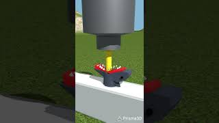 Shark Puppets Eats Easy Cheese Machine