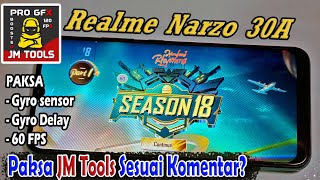 Paksa FIX Gyro Software Delay ? JM Tools Realme Narzo 30A PUBG Mobile Season 18 Gyroscope Delay screenshot 4