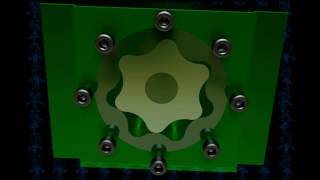 Gerotor Pump Mechanism 3D Model