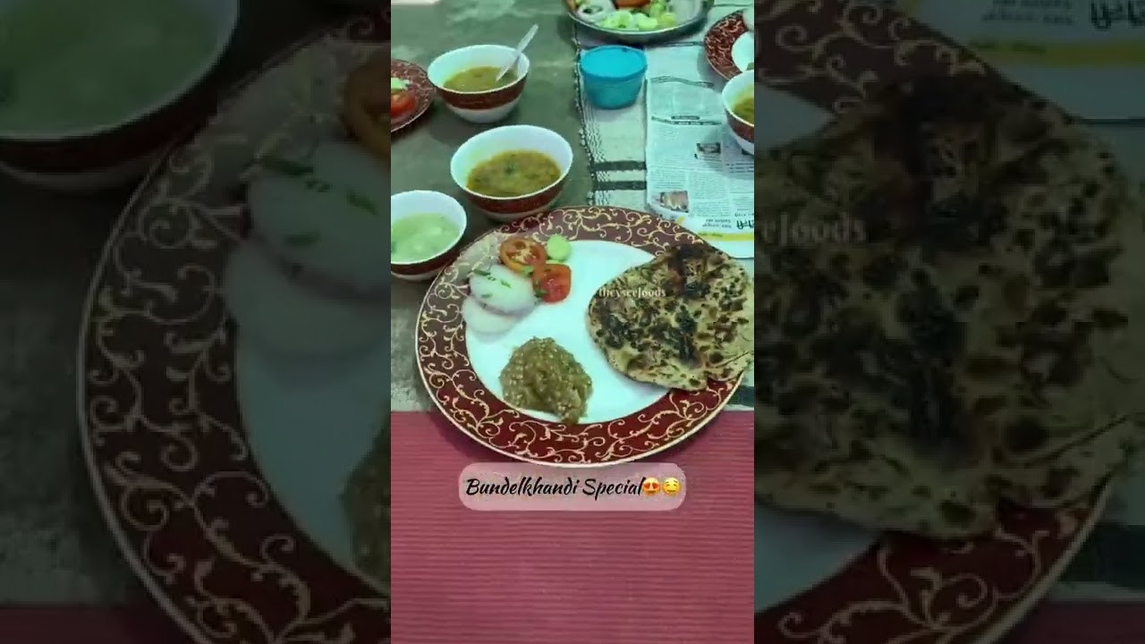 Bundelkhandi Special Food 😋🥰 | theySee Shorts | 