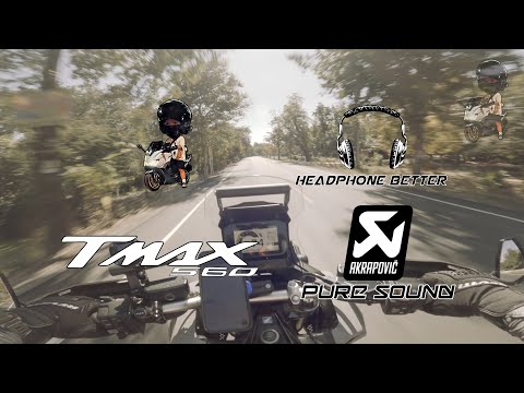 TMAX560 Riding Test HONDA XADV 750 Long Edit Pure Sound Akraprovic 4K 