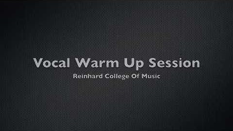 Singing Lessons - Vocal Warm Up Exercises (PART 1 of 3)
