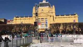 Lap of the Ice Park in Zagreb