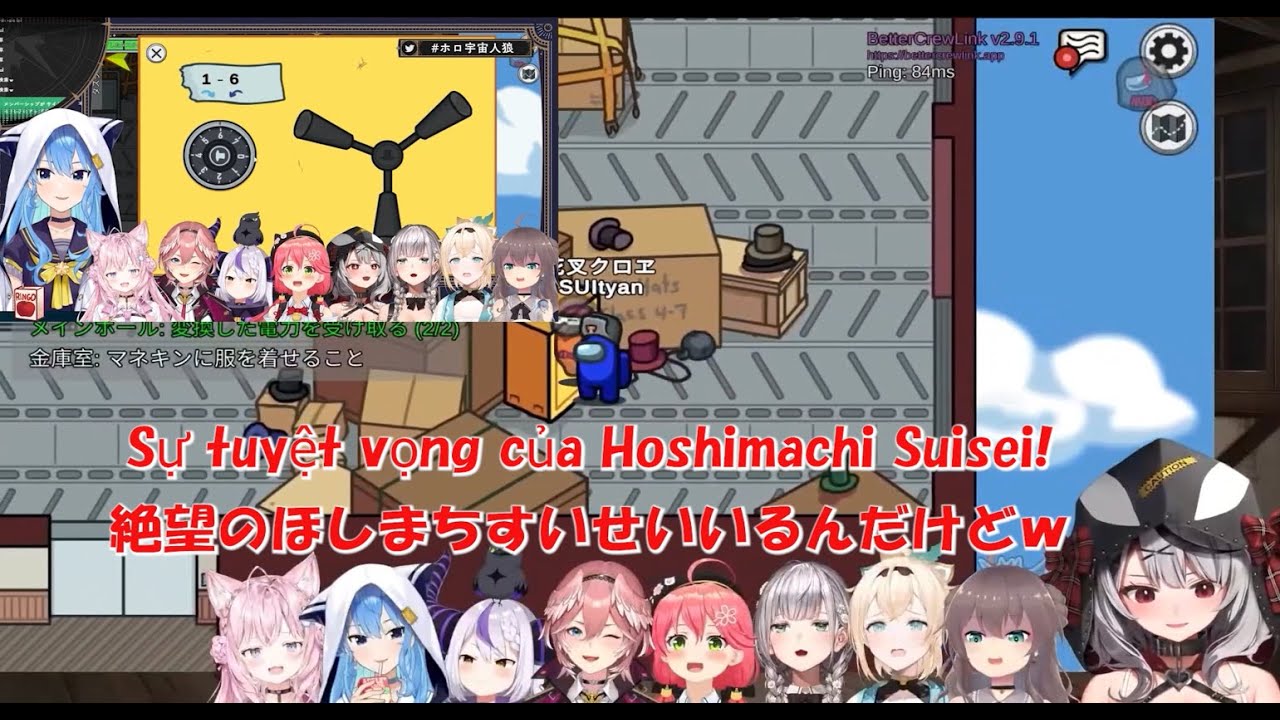 [Hololive Vietsub/JPsub] Sakamata Chloe và nỗi tuyệt vọng của Suisei [học tiếng Nhật vui]