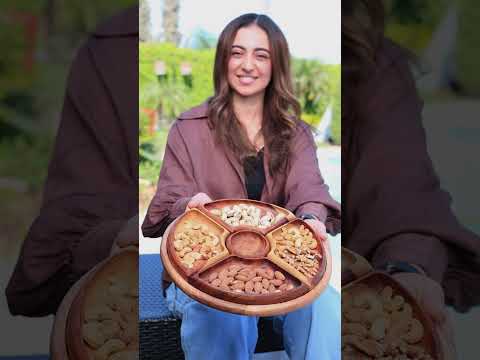 اطقم تسالي مصنوع يدويا من خشب سرسوع طبيعي 100 الأن بخصم 25 من 