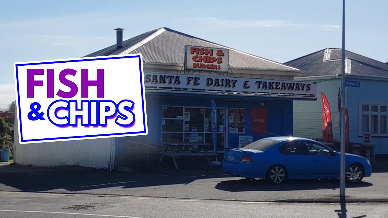 FISH & CHIPS in Greymouth food trip and play date with Gian & Grae