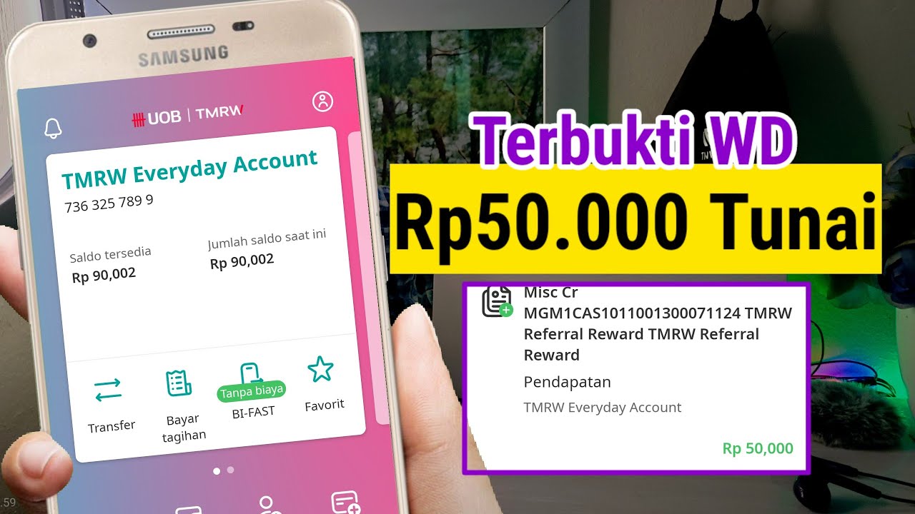 Terbukti WD 50RB TMRW, APLIKASI PENGHASIL UANG TERBARU 2025, EVENT BANK DIGITAL TERBARU 2025