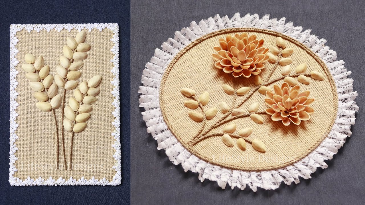 Simple Best out of waste Jute Craft Ideas Wall Hanging Crafts with