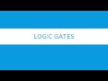 LOGIC GATES Explained #logicgates #digitalelectronics #vlsi