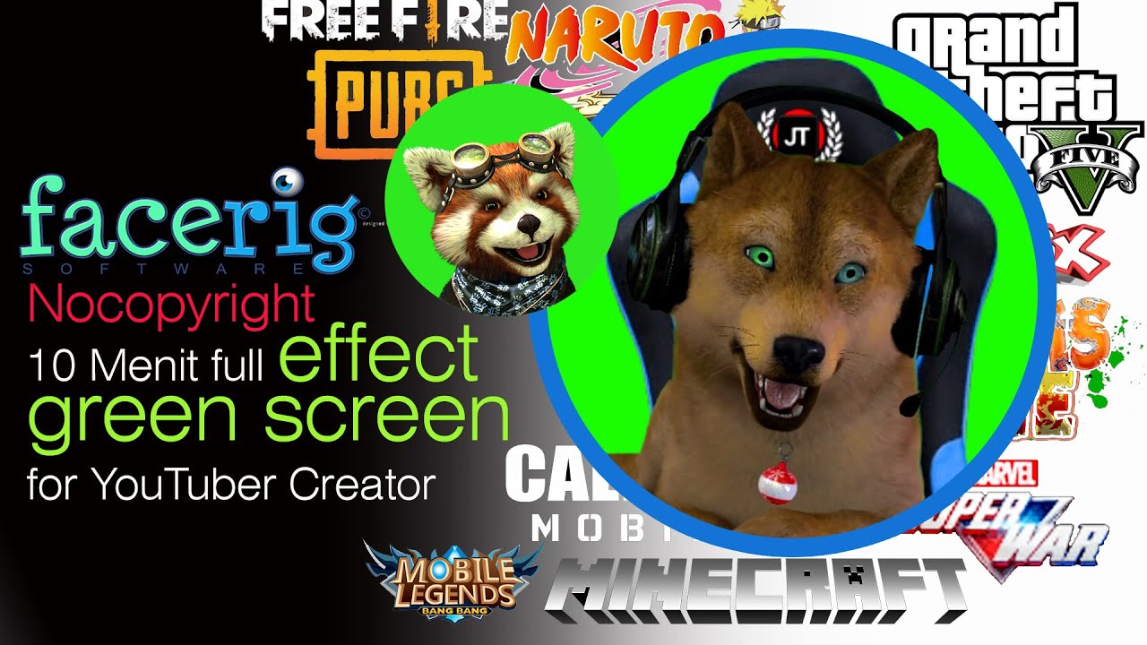 Free Facerig DOGE KURSI  GAMING  Acc Headset Kalung 