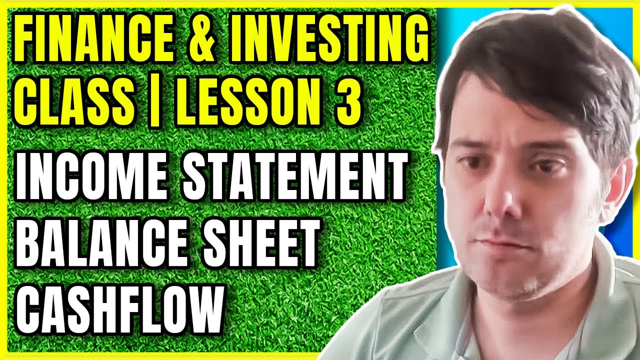Mastering the Income Statement and Balance Sheet | Finance Lesson 3 | Martin Shkreli