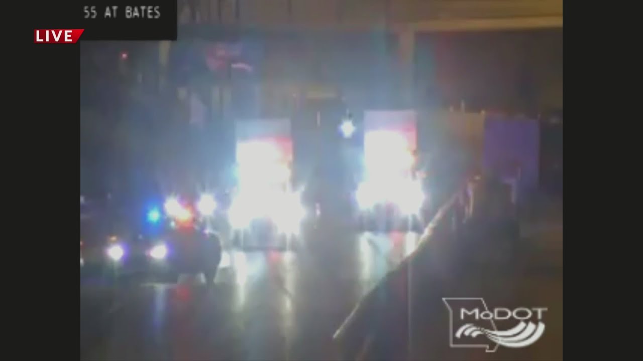 1 dead, 2 injured after crash on I-55 in south St. Louis - YouTube