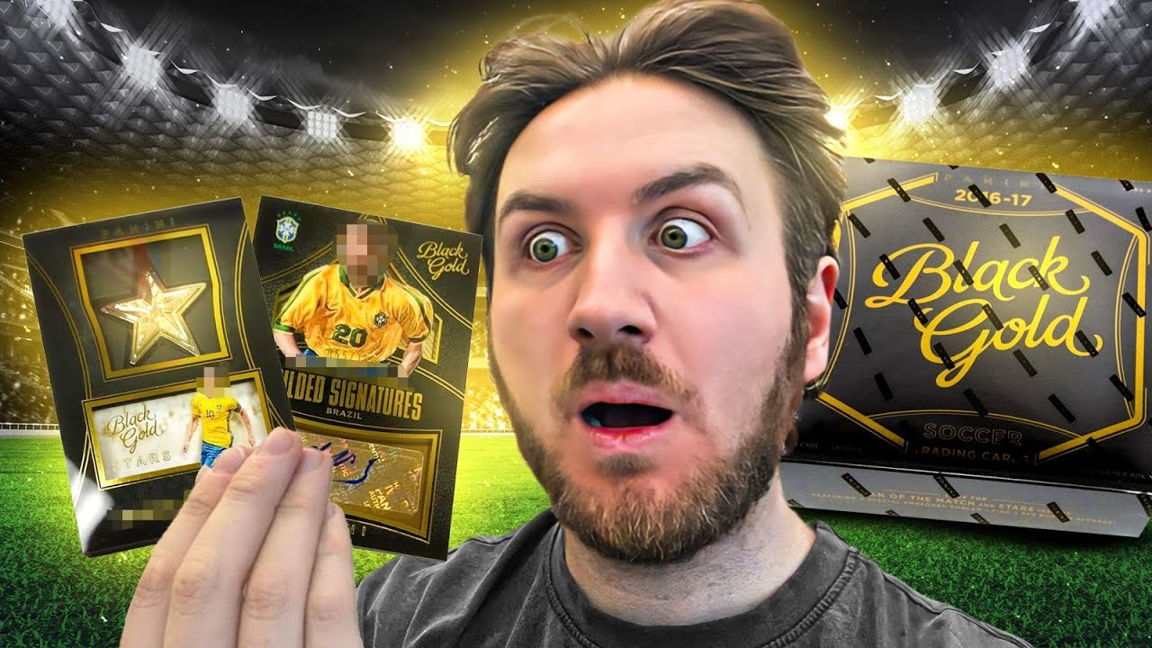 I Opened an INSANE BOX FROM 2016! BLACK GOLD SOCCER!