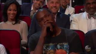 Kevin Durant Gets Roasted by Peyton Manning at the ESPYS