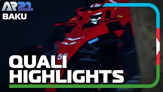 Qualifying Highlights AR21 Azerbaijan Grand Prix RoRacing com