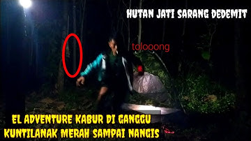 CAMPING HOROR: kabur di ganggu kuntilanak merah | solo camping
