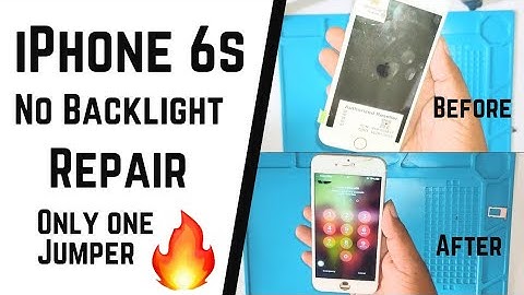 iPhone 6s No Backlight Issue Repair 🔥