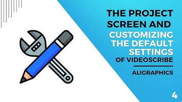 Logging in, the Project Screen and Customizing the Default Settings in VideoScribe 2022