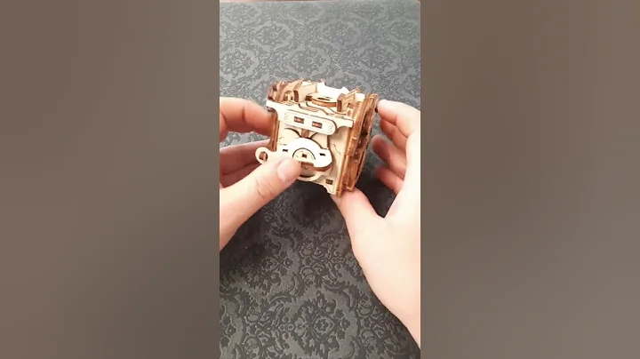 Solving a puzzle box I built! #puzzle #puzzlebox #brainteaser #shorts #steampunk