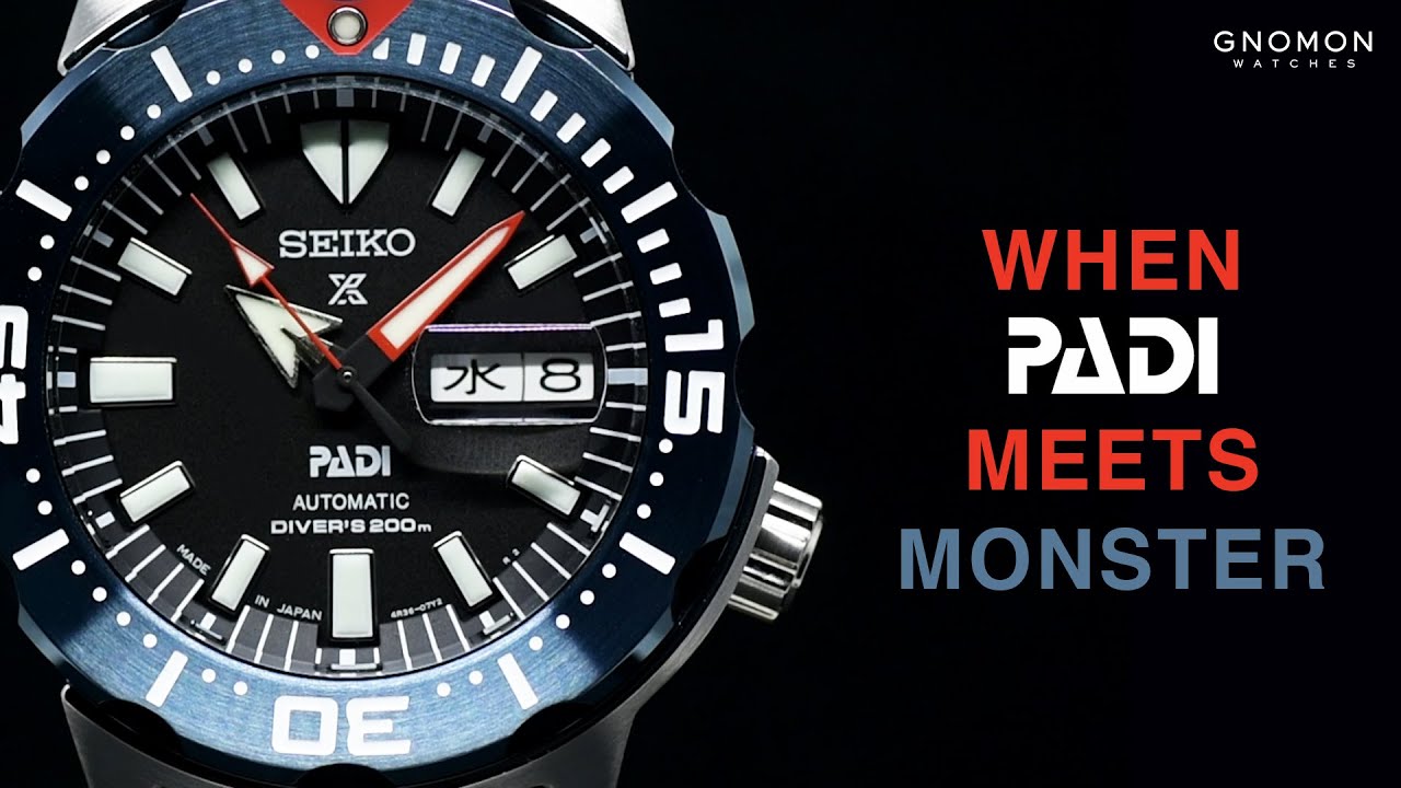 Seiko Prospex PADI Monster Blue 200M Automatic Ref. SBDY057 - YouTube