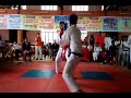 Rakesh poojary karate fight  state level hiriyadka