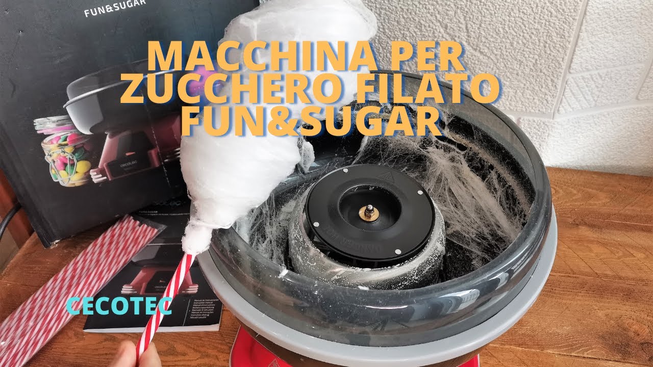 Fun&Sugar Macchina per zucchero filato Cecotec