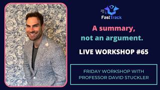 Full Your Literature Review Is a Summary, Not an Argument. Here's the 10-Minute Test | FastTrack LIVE #65 Update