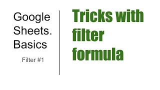 Basics#23. Filter #1. Filter tricks: return multiple columns & objects