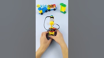 How to control the fan speed using the pushbutton module❓ #kidsbits #stem #arduino #kidsblocks #diy