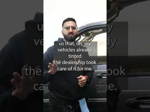 Can You Get Your Windows Tinted At The Dealership