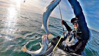 IMPACTANTE PESCA SOBRE UN CARDUMEN NO SE PUEDE CREER EL PIQUE QUE HABÍA