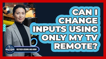 Can I Change Inputs Using Only My TV Remote?