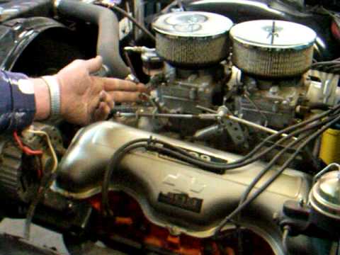 Chevy 409 Engine 500 Hp Dual Quad - YouTube