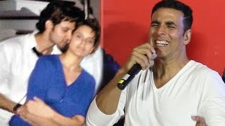 Akshay Kumar's FUNNY REACTION on Kangana Ranaut & Hrithik Roshan's CONTROVERSY