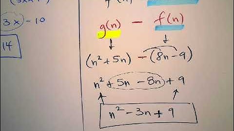 Pre Calc   Function Operations video 1