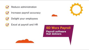 SD Worx Payroll: The payroll software that delivers