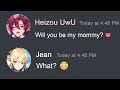 Heizou joined the discord server