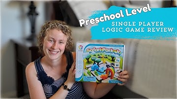 What is Safari Park Jr. by Smart Games? Preschool Age, Single Player Logic Game Review