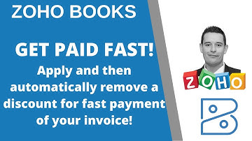 GET PAID FAST - Zoho Books - Automatically Discount Invoices Paid within 24 hours! Zoho Expert