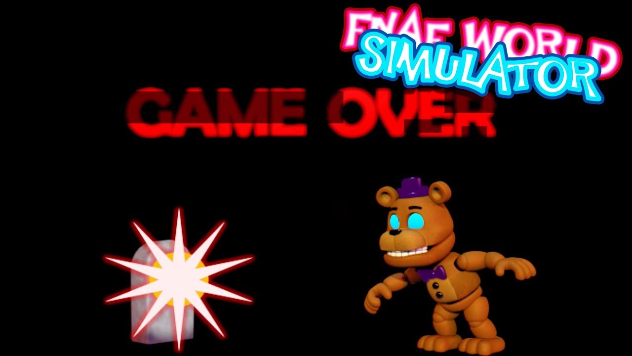 WE GOT ANIMDUDE!!  FNAF World Simulator 